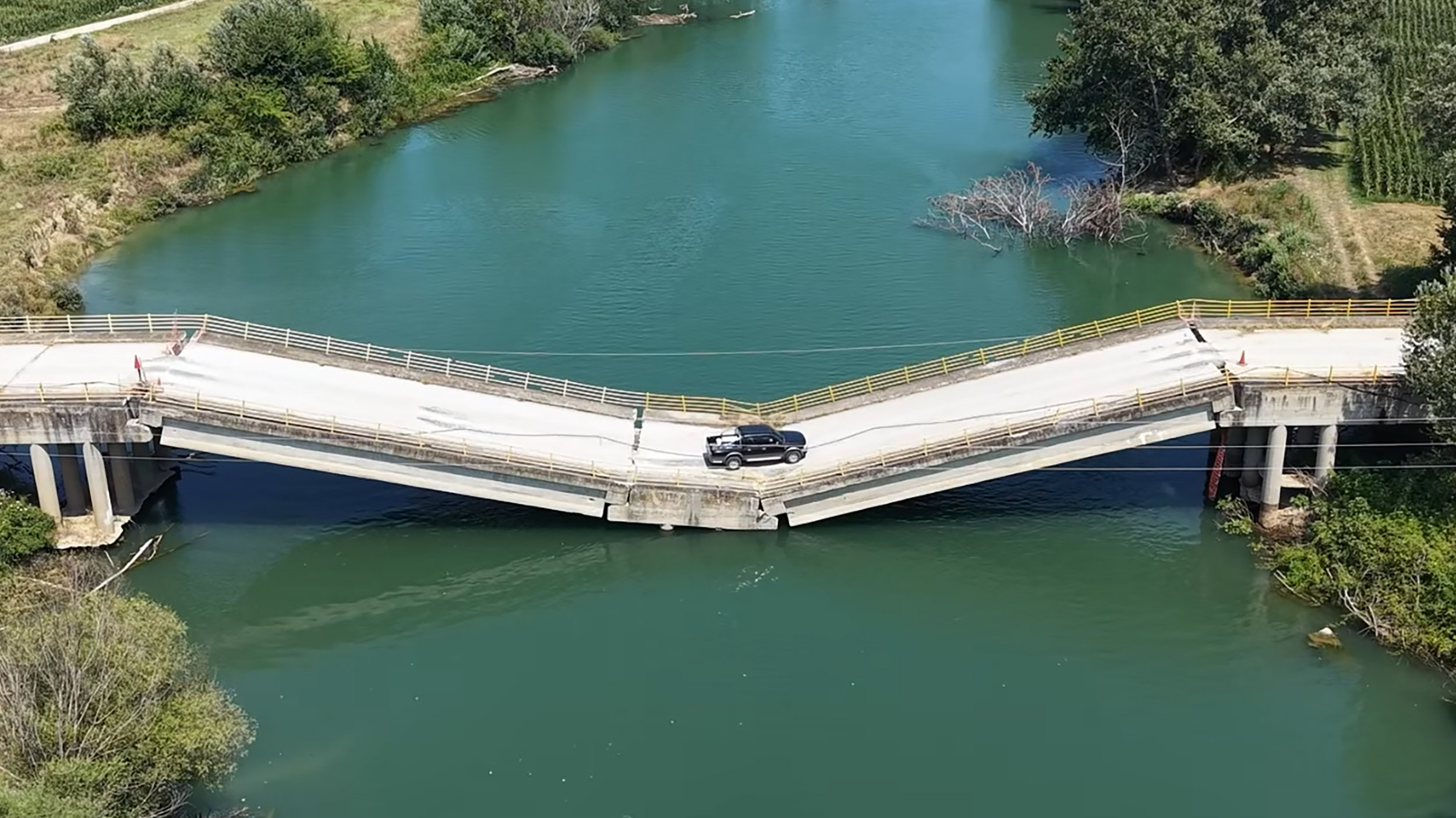 This Bridge Collapsed Years Ago, But Drivers Never Stopped Using It | Carscoops