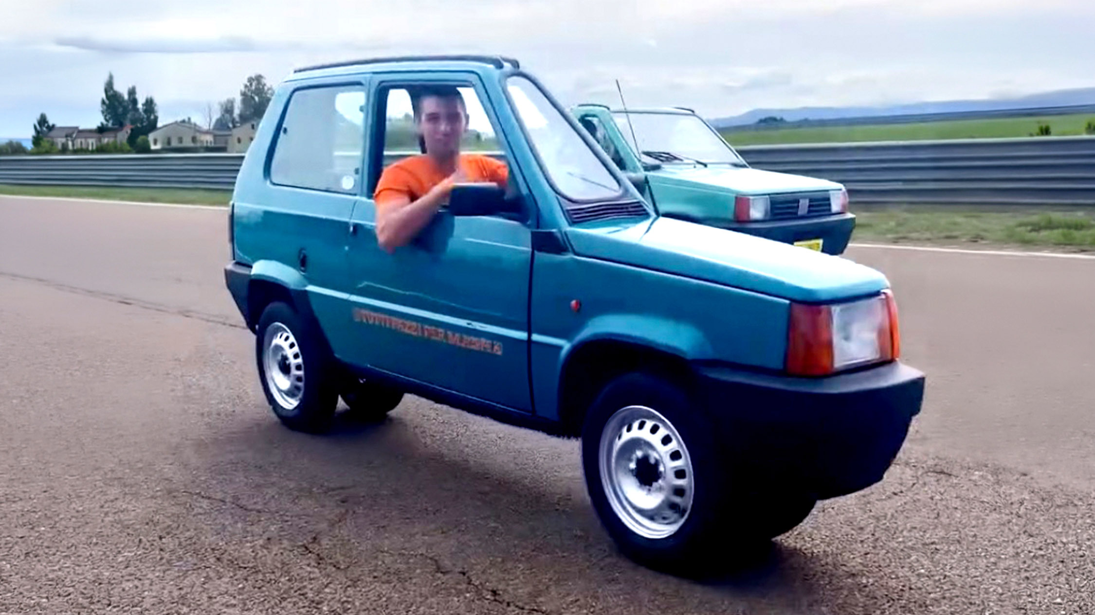 Someone Turned A Real Fiat Panda Into 1:1 Drivable Fridge Magnet | Carscoops