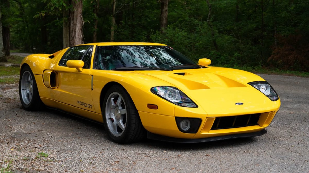 Only Two Yellow 2006 Ford GTs Left the Factory Without Stripes, and One Is for Sale