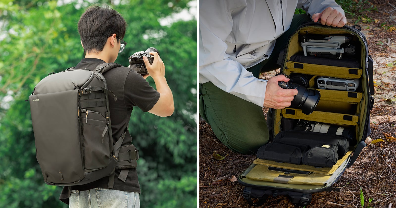 SmallRig’s New Camera Backpack Has an Anti-Drop Divider System