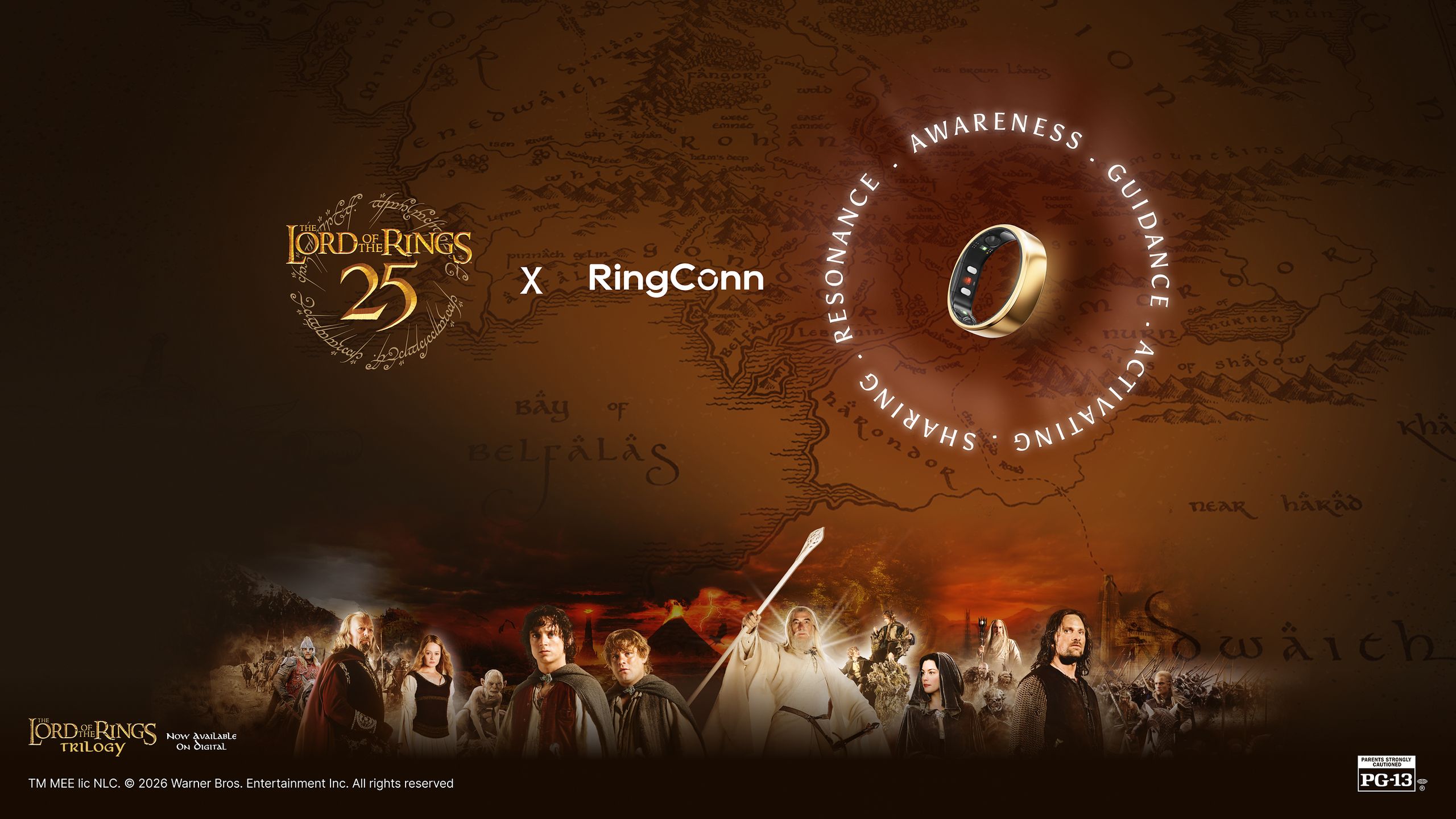I’m a die-hard Lord Of The Rings fan, and a smart ring wearer, so this RingConn/Warner Bros partnership feels like it was made for me — but details on the ‘exclusive rewards’ are unfortunately scarce