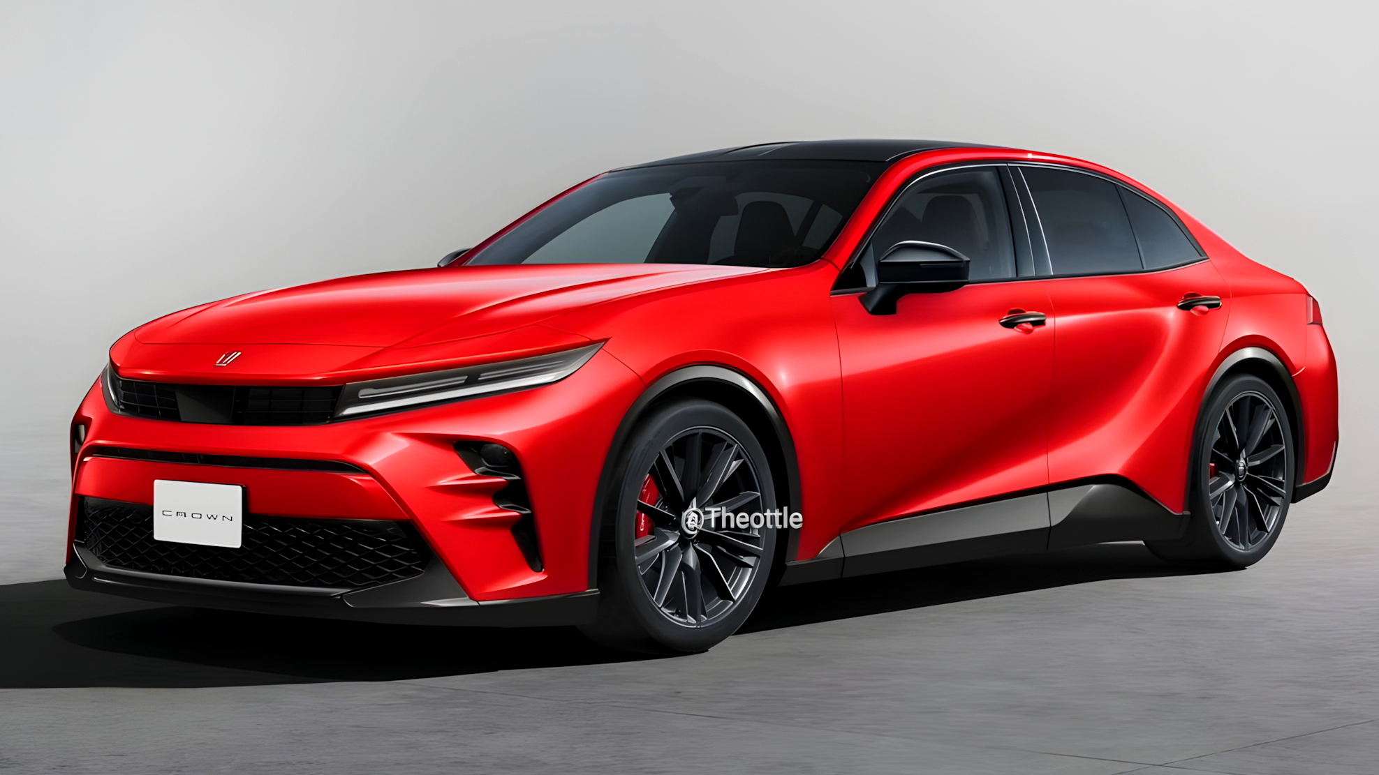 A Designer Imagined The GR Crown Sports Sedan Toyota Won’t | Carscoops