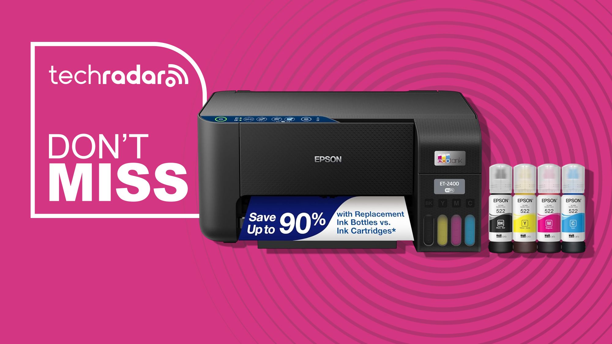 Epson’s EcoTank ET-2400 just got an Amazon price cut — and it includes enough ink to keep you printing for years