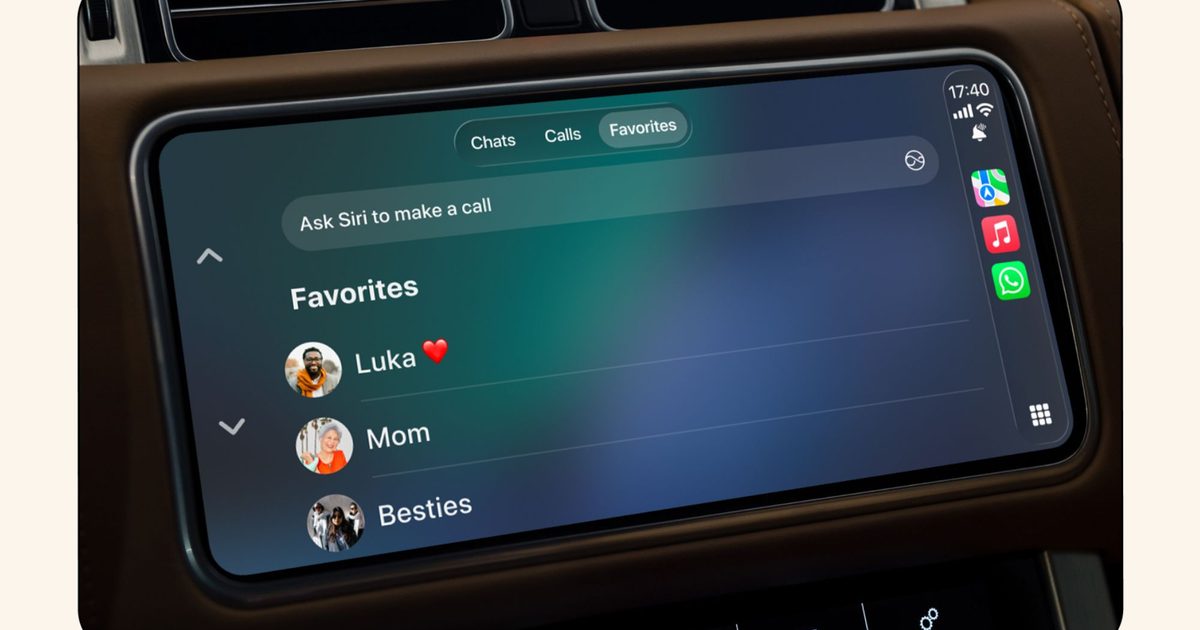 WhatsApp’s new in-car experience is built around hands-free control