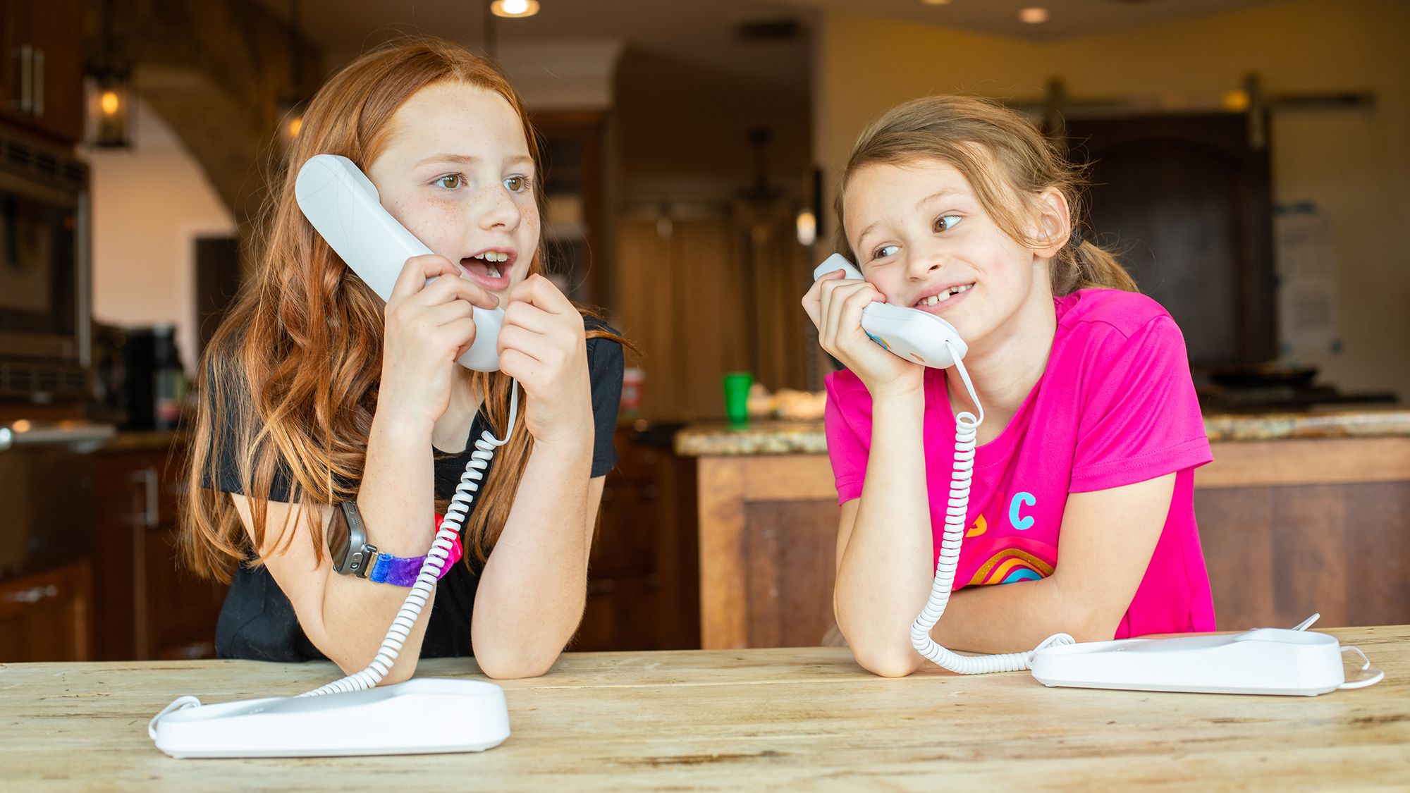 The Pinwheel Home looks and works like a landline and could be the ideal first phone for younger kids