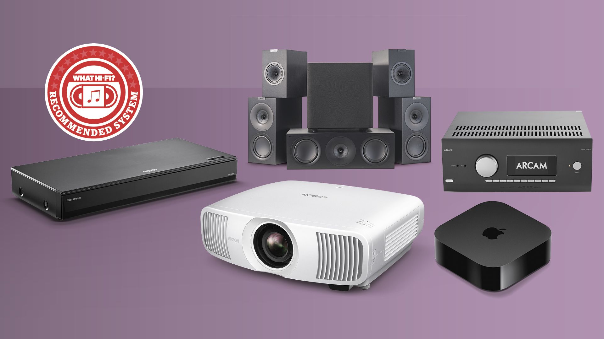 Arcam and KEF star in this home cinema system that also stuns in stereo