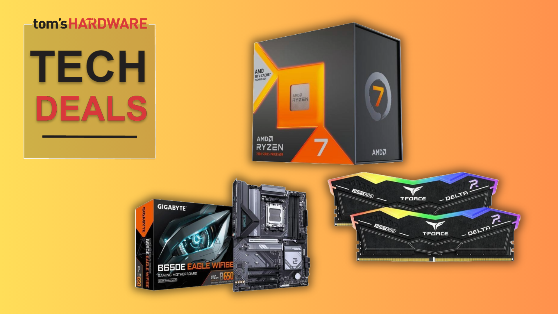 Score 16GB of DDR5 RAM for just $61.99 in this Newegg parts bundle with the 7800X3D — epic kit deal for a gaming PC build nets you $189 in savings and ships with a Gigabyte motherboard and free MSI MAG cooler