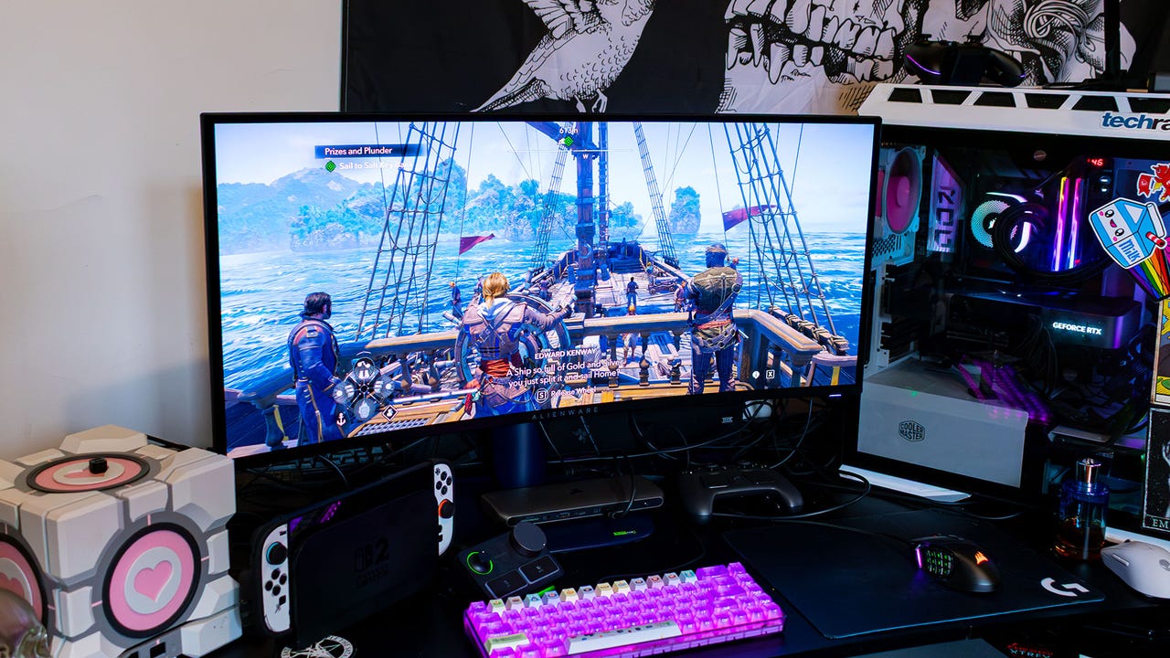 The Alienware AW3426DW is the Best Ultrawide Gaming Monitor Under $1000, Especially With That Beautiful QD-OLED Display