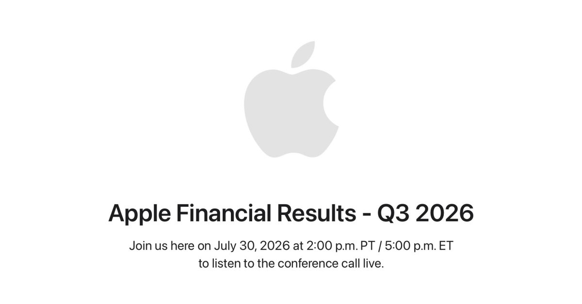 Here’s how to listen live to Tim Cook’s last earnings call as Apple CEO – 9to5Mac