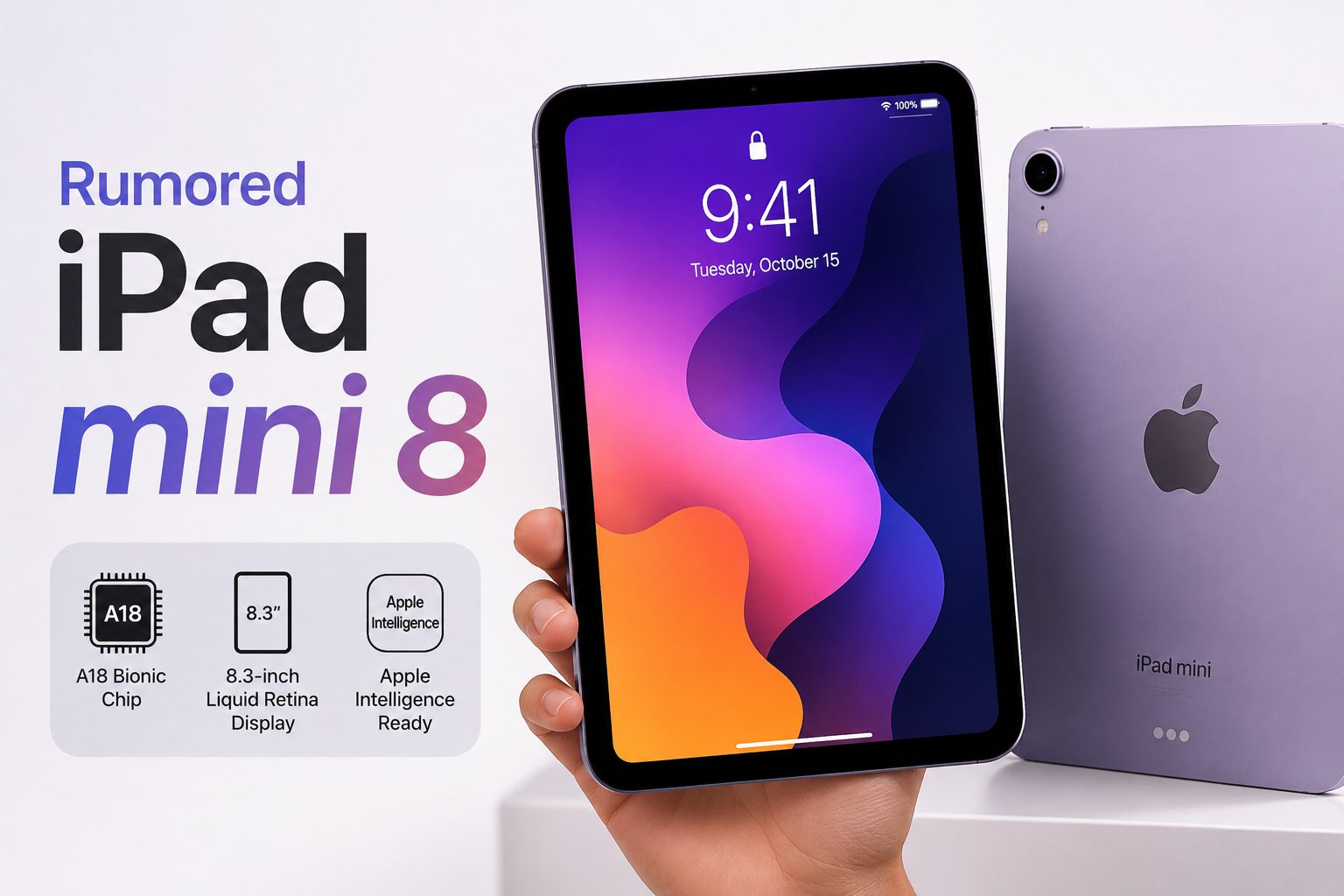 iPad mini 8 Could Arrive With OLED Before Year’s End, Leaker Claims
