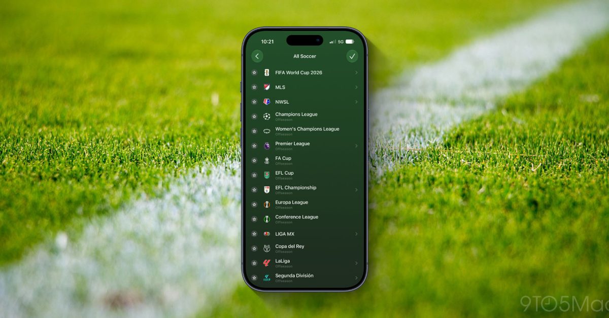 Apple’s Sports app expands soccer features, here’s what’s new – 9to5Mac