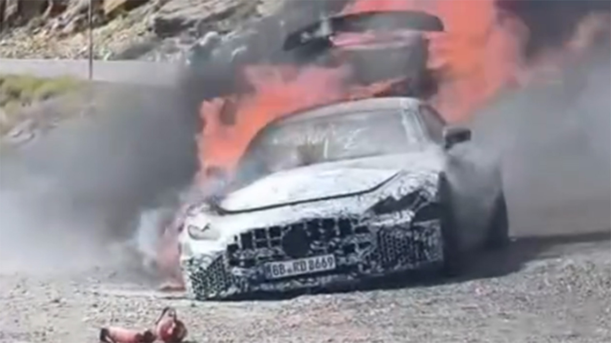 Mercedes Sent Its New AMG GT For Hot-Weather Testing And It Cooked Itself | Carscoops