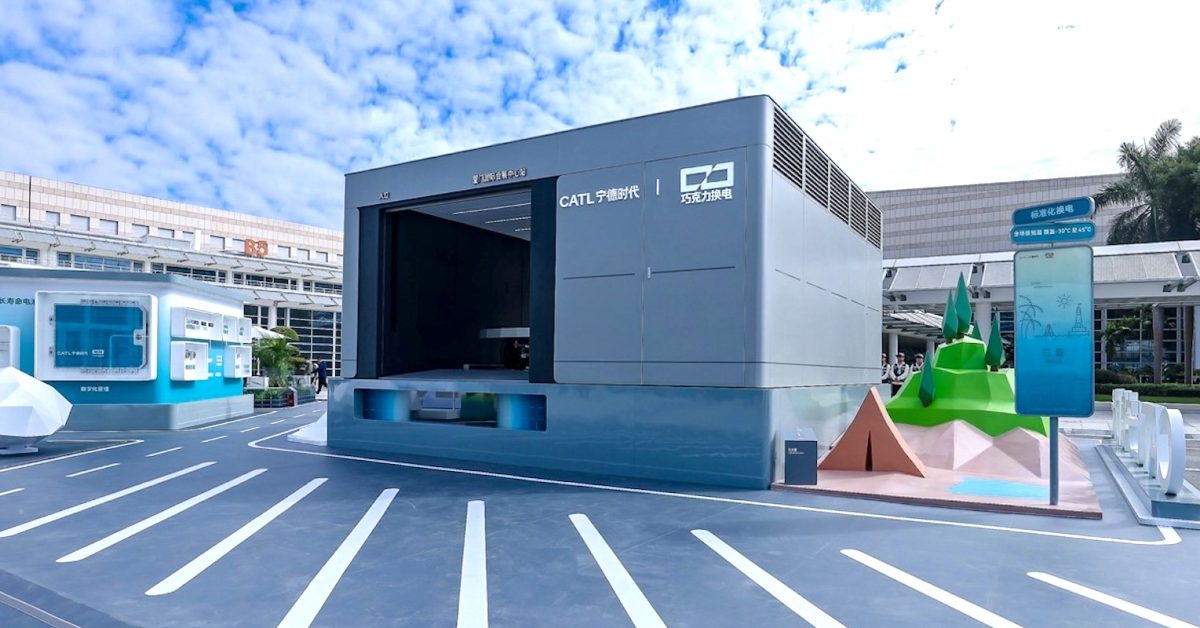 CATL is building more than 200 battery swap stations EVERY MONTH