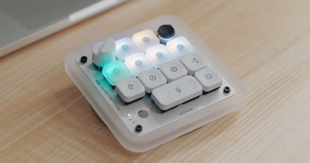 OpenAI made a tiny $230 keyboard that lets you turn up an AI’s brainpower