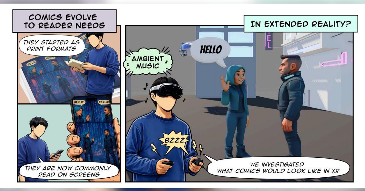 XR could pull webtoons off your phone and into the room