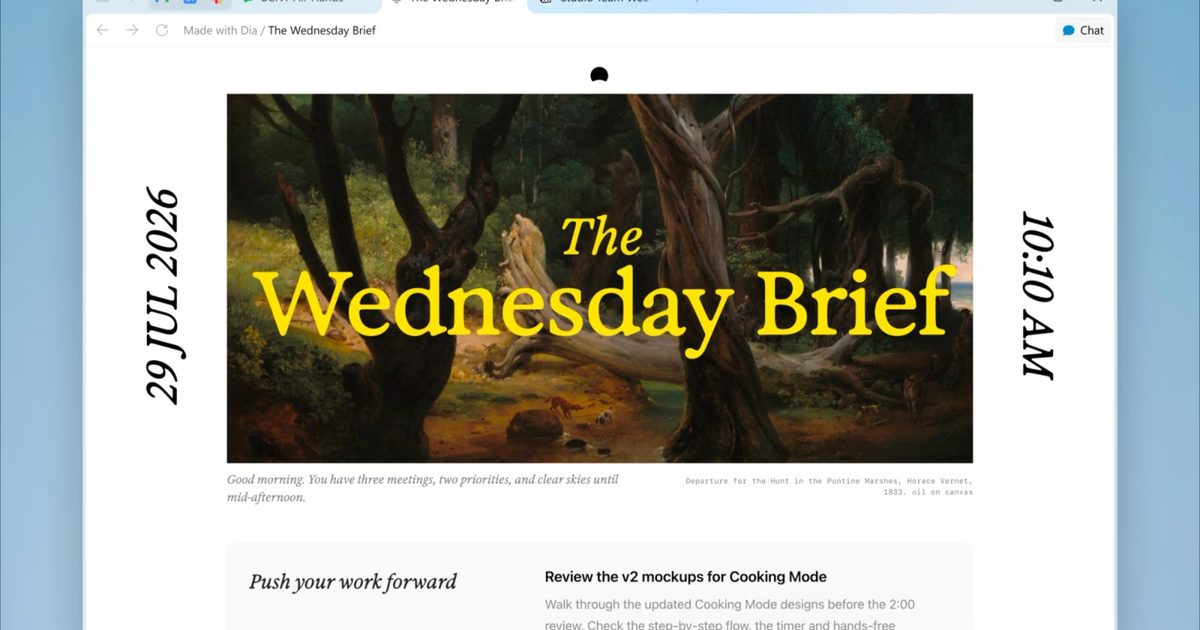 After a long wait, Dia browser is finally coming to Windows