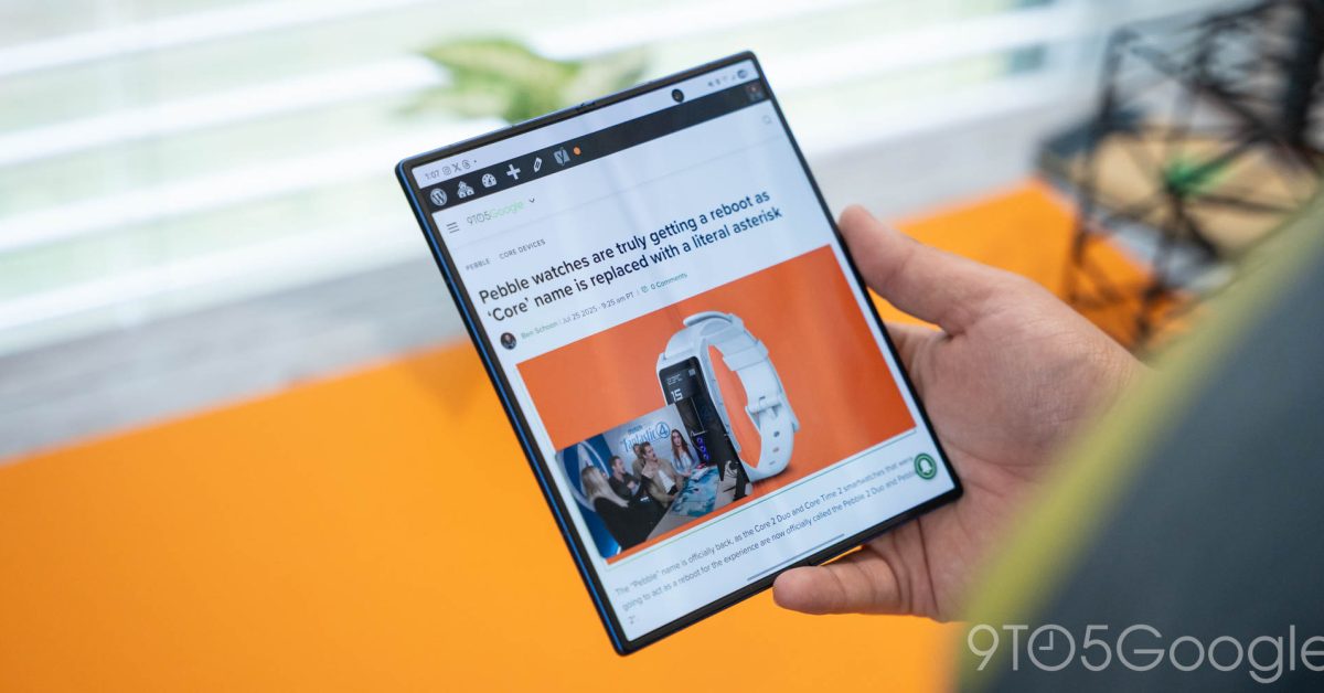 Samsung says Galaxy Z Fold 8 crease is less visible thanks to ‘Flex Titanium’ display