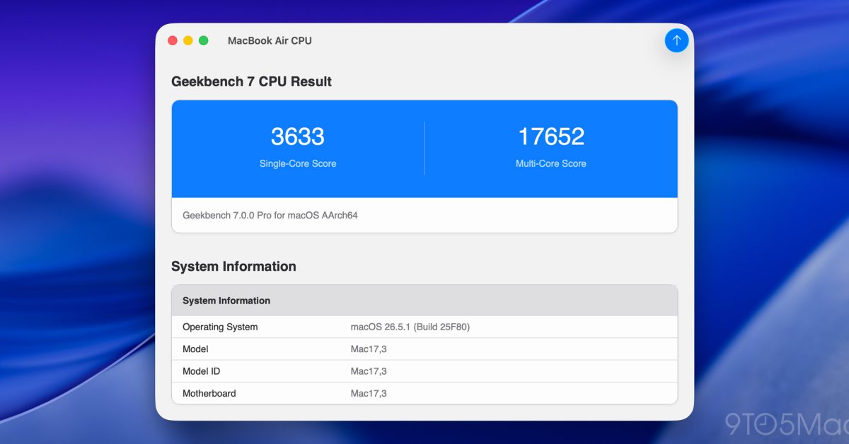 Geekbench 7 is out with overhauled performance tests for CPU and GPU workloads – 9to5Mac