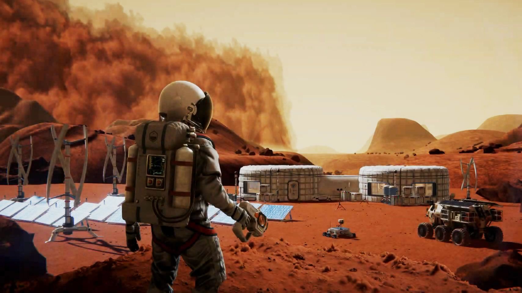 Just like Matt Damon, you grow potatoes on Mars in this new survival game
