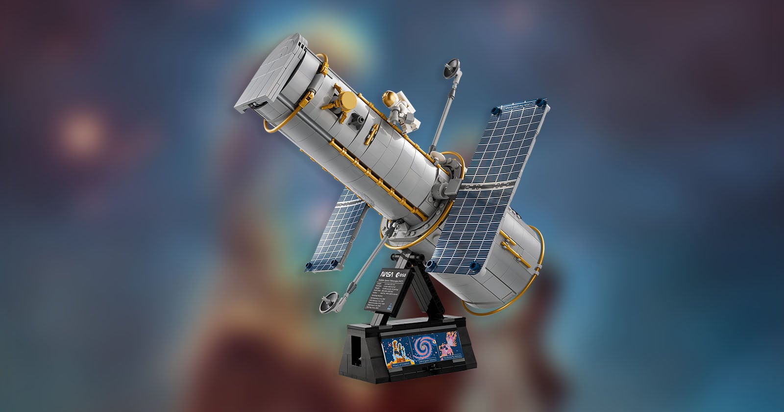 LEGO Hubble Space Telescope Set Celebrates Three Iconic Hubble Photos