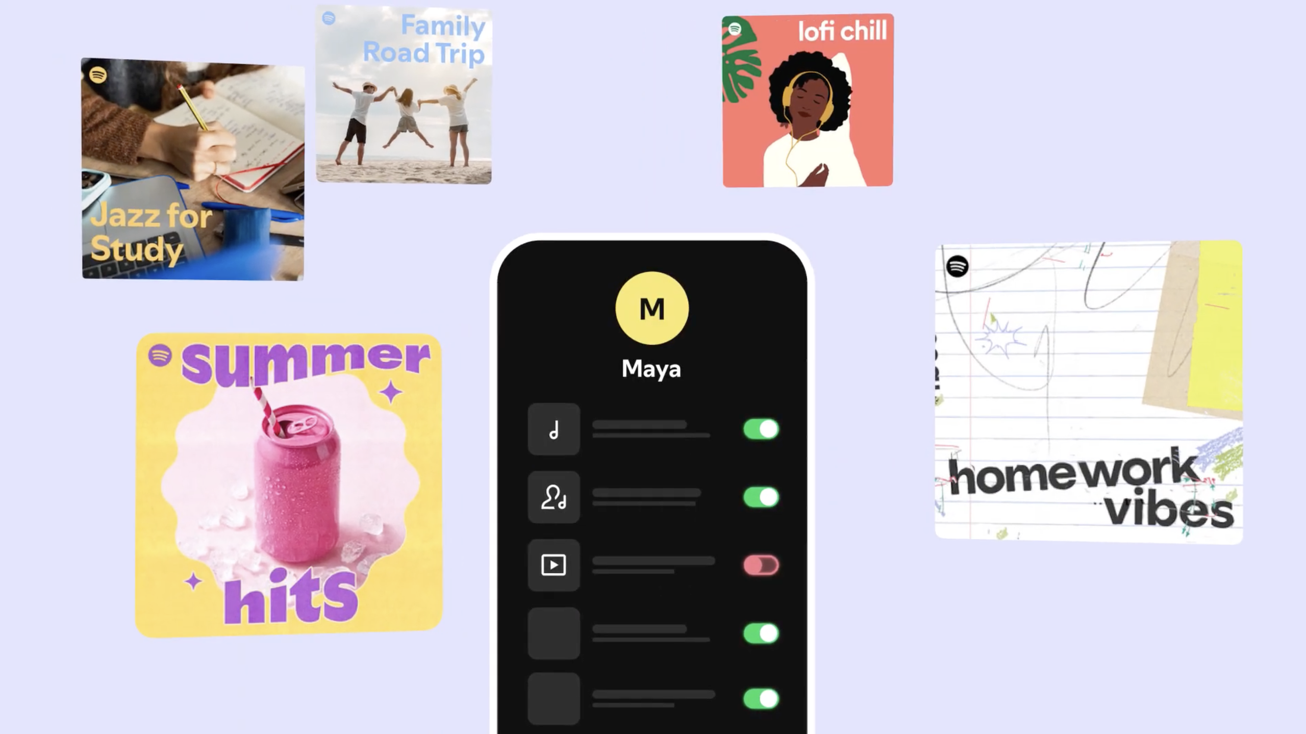 Spotify’s Managed accounts service is now available even on Spotify Free, which means ‘Let it Go’ won’t still be top… right dad?