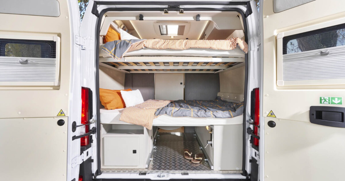 Westfalia’s latest camper van packs in a bunk room and dry bathroom
