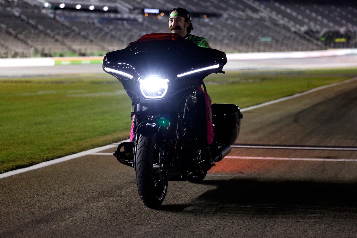 Ryan Blaney’s Night Ride on New Harley-Davidson