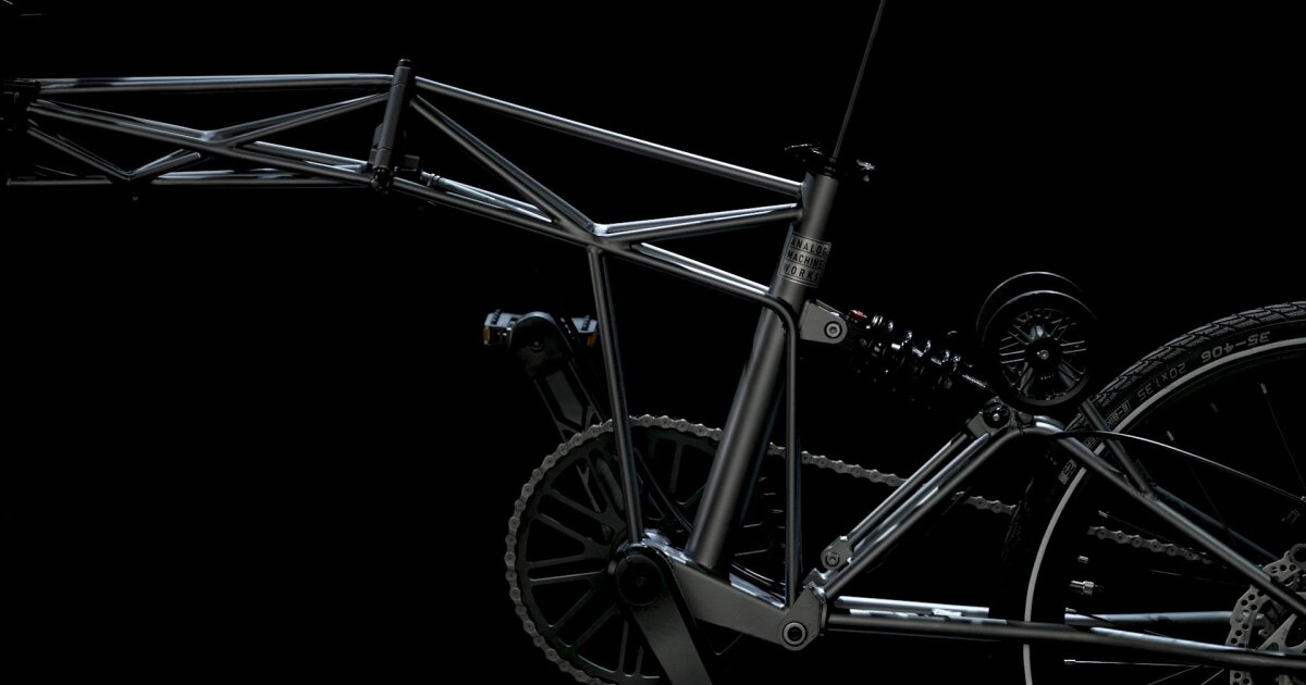 Wicked folding bike is a thing of geometric beauty