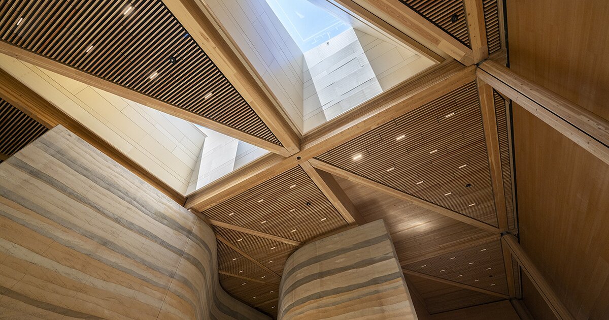 North Dakota’s rammed-earth library conforms to Badlands topography