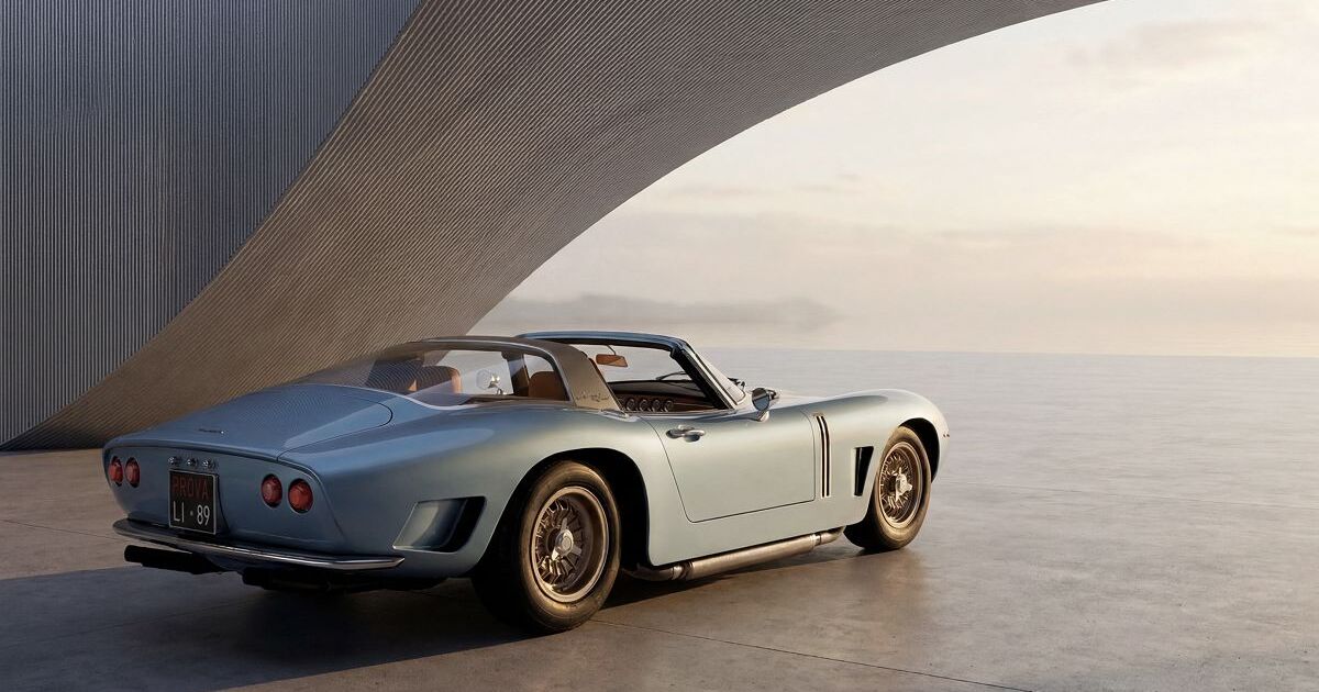 A shelved ’60s sketch just became a 400-hp carbon-fiber roadster