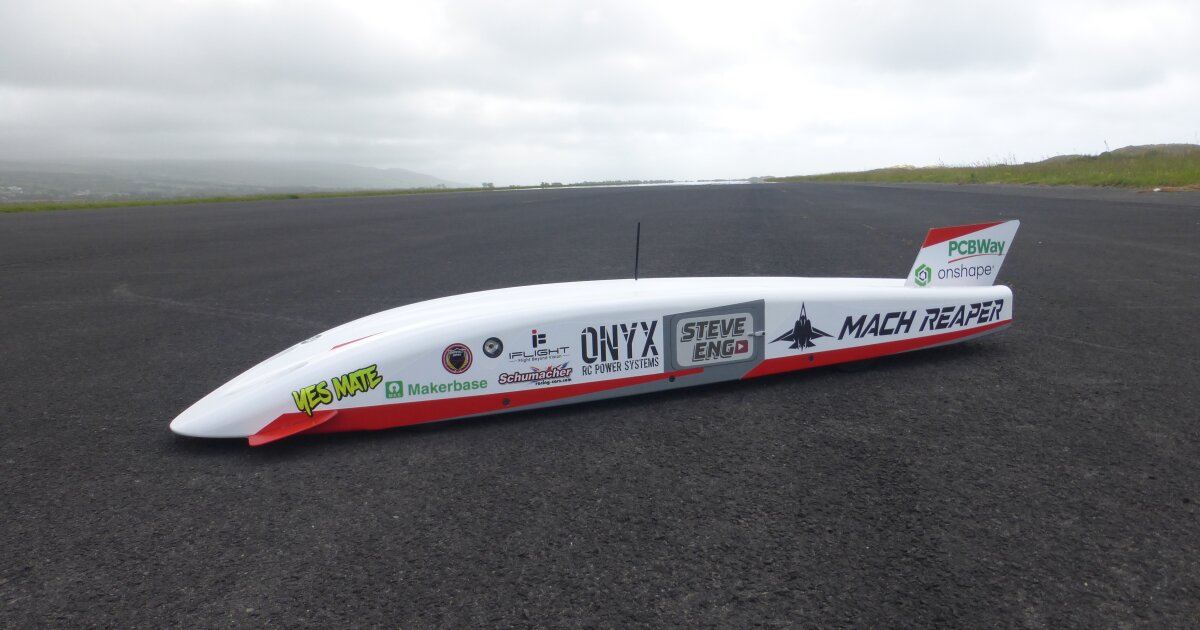 World’s fastest RC car is a sleek missile that outpaces F1 race cars