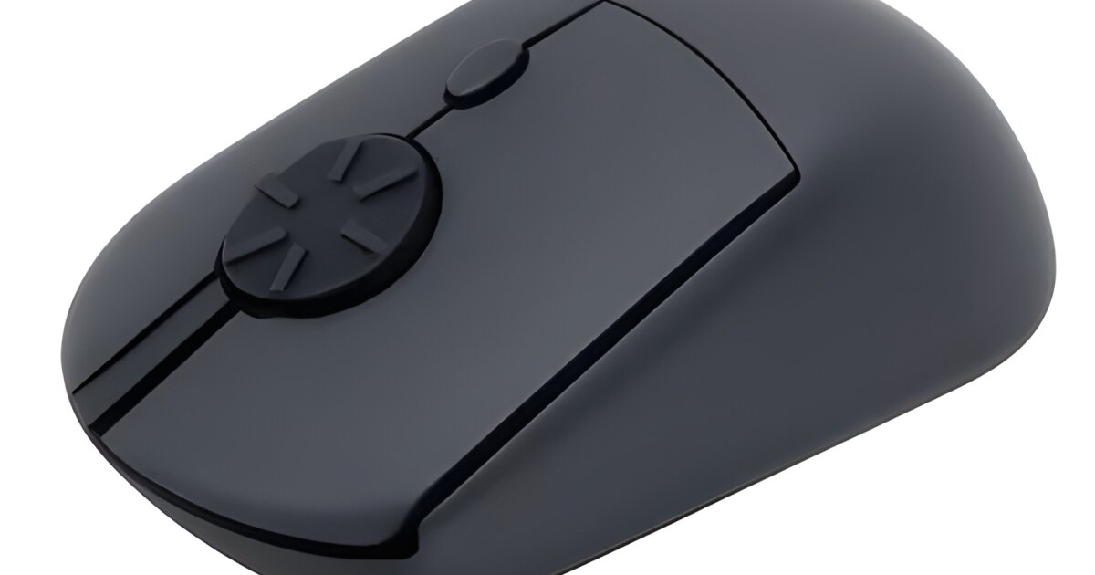 Maverick mouse flips the axis with rotary scrolling wheel