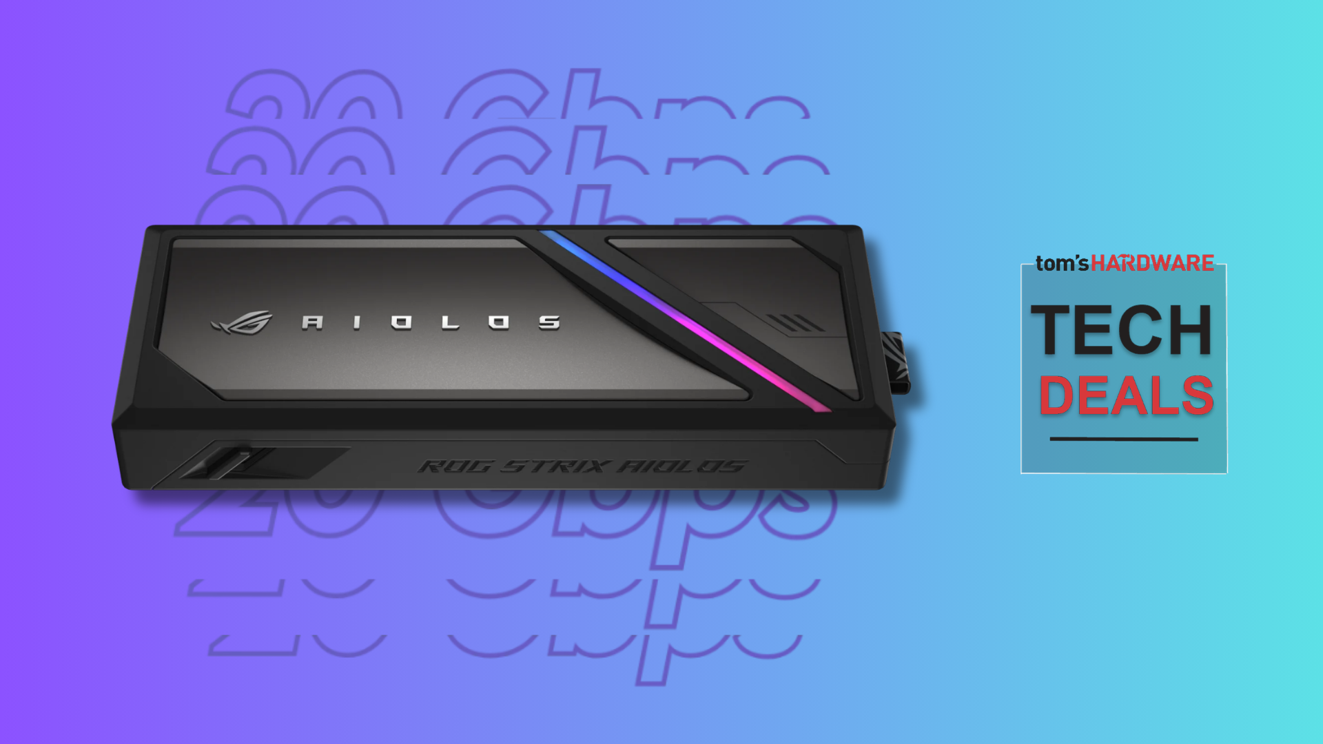 Grab a blazing-fast dual-interface M.2 SSD enclosure for just $59 on Amazon — Asus’ tool-less ROG Strix Aiolos is 14% off right now, featuring transfer speeds up to 20 Gbps