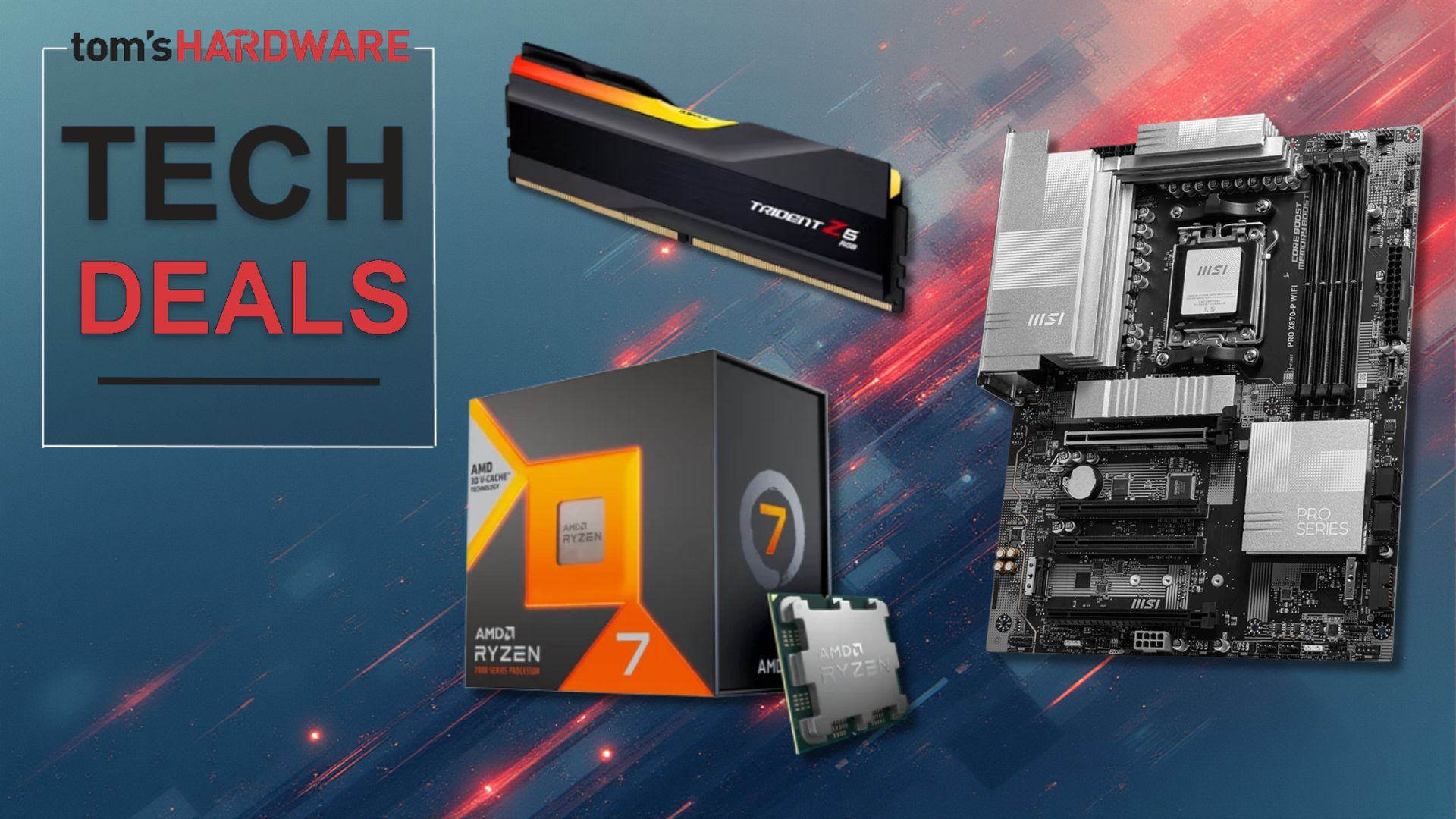 Get 16GB of DDR5 RAM for just $16 when you buy it with AMD’s brand-new 7700X3D — Ryzen 7 with an X870 motherboard, G.Skill Ripjaws, and an AIO for just $588