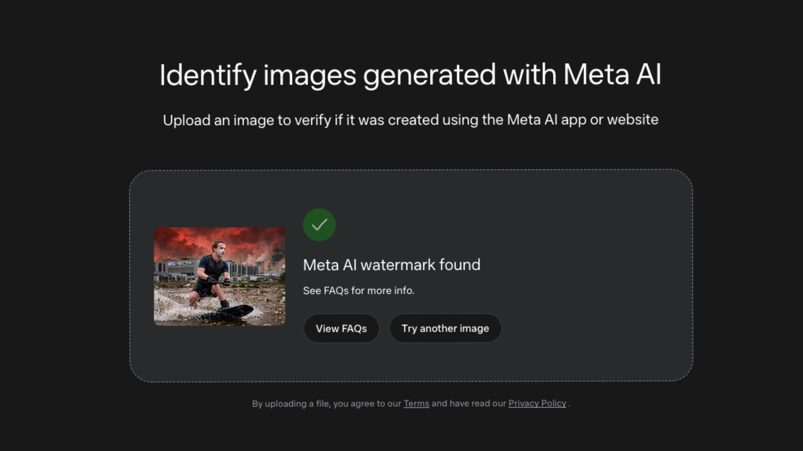 Meta built an AI detection tool to ID images and video created with its new models – Engadget