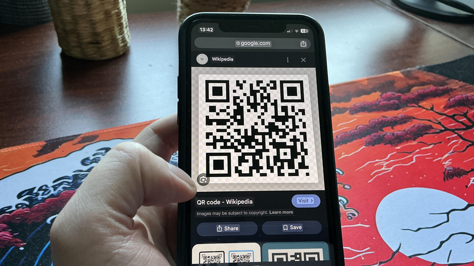 You can easily scan QR codes that are already on your phone – Engadget