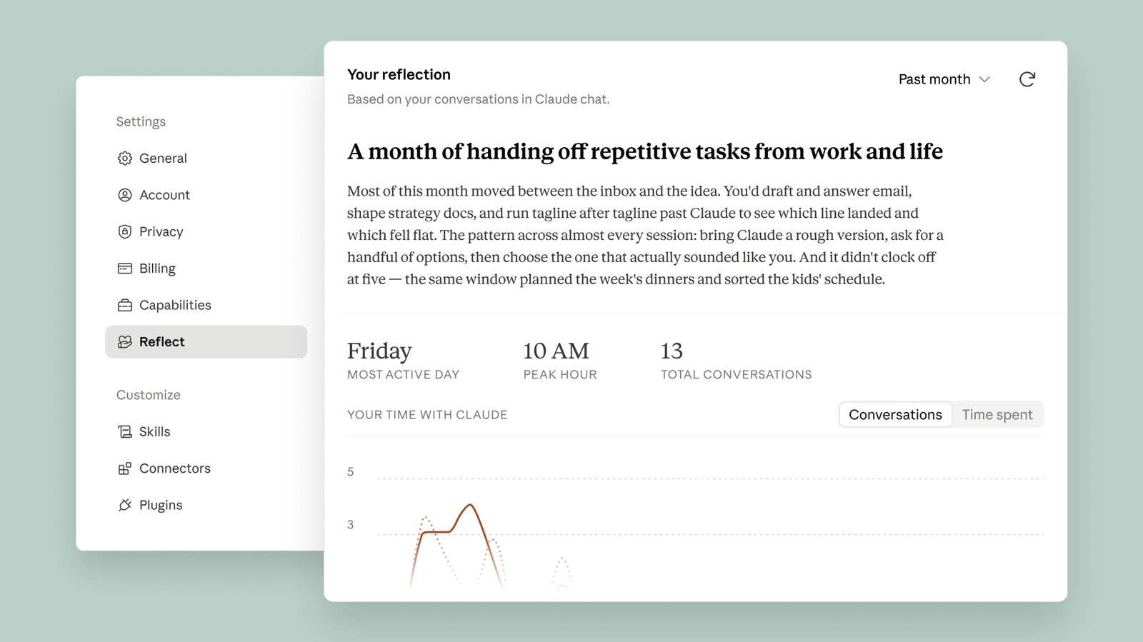 Claude’s new Reflect dashboard wants to help you log off of Claude – Engadget