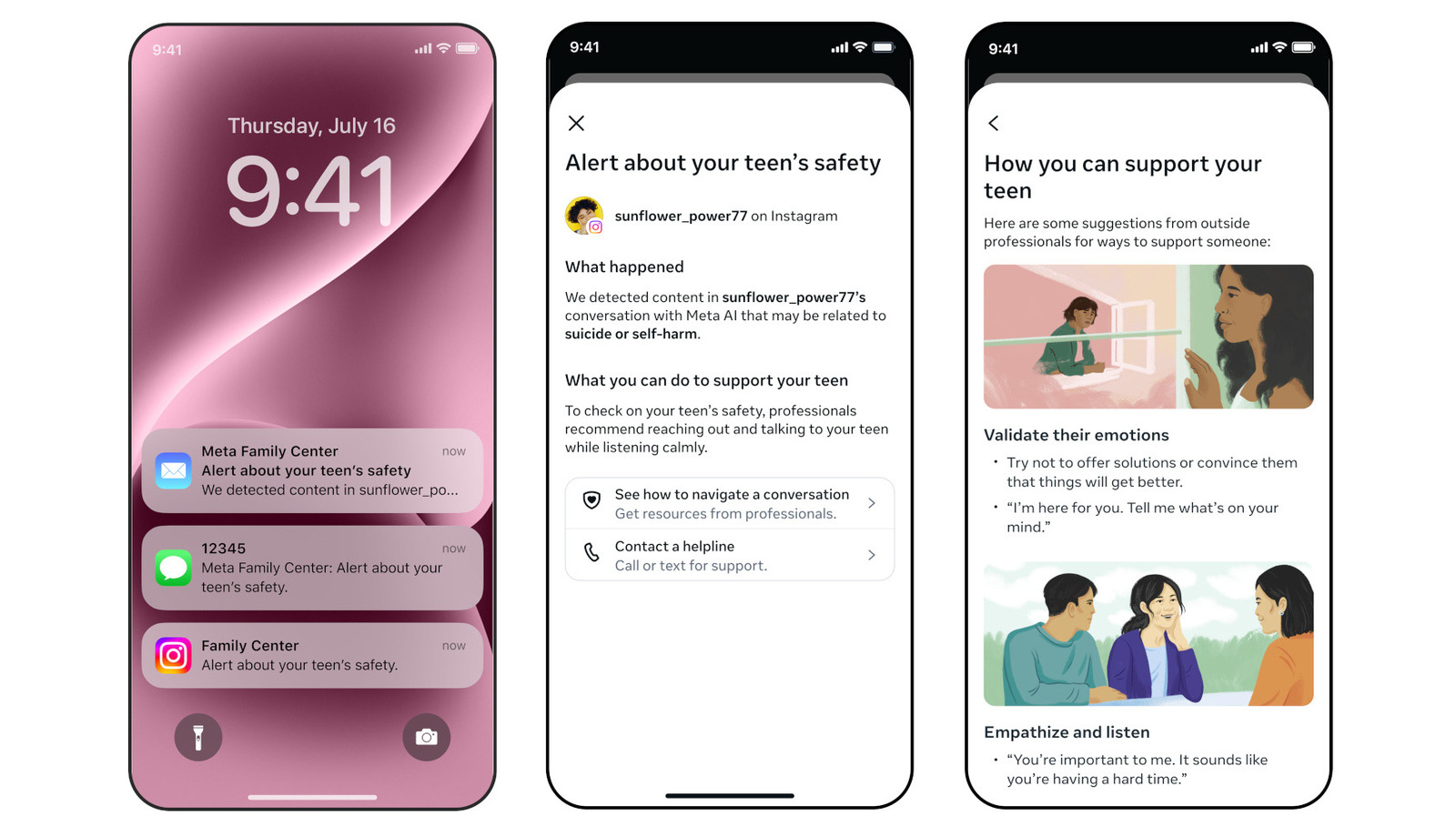 Meta will alert parents is their teens discuss self harm – Engadget
