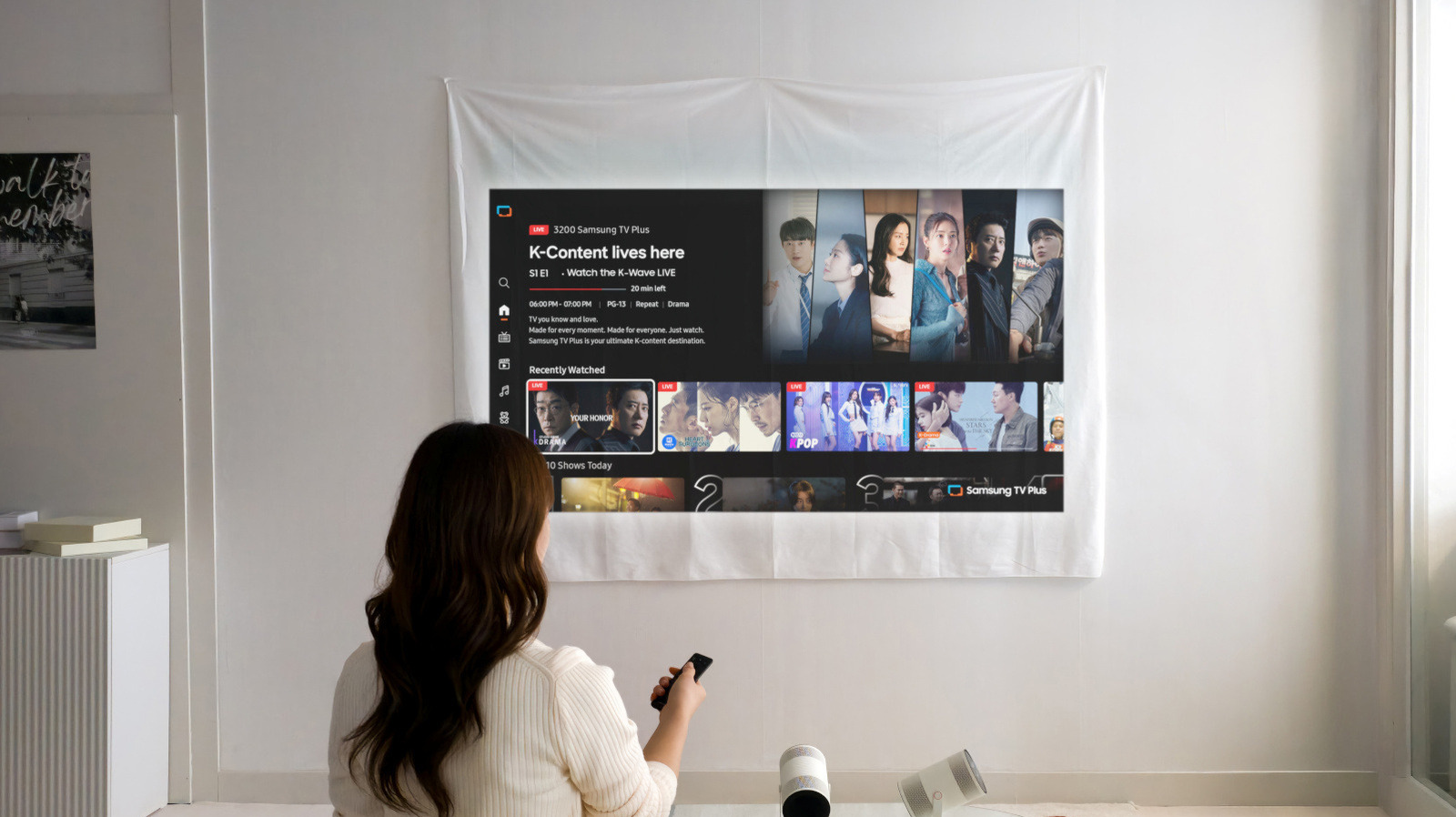 Samsung’s Freestyle+ projector is now available for $1,200 – Engadget