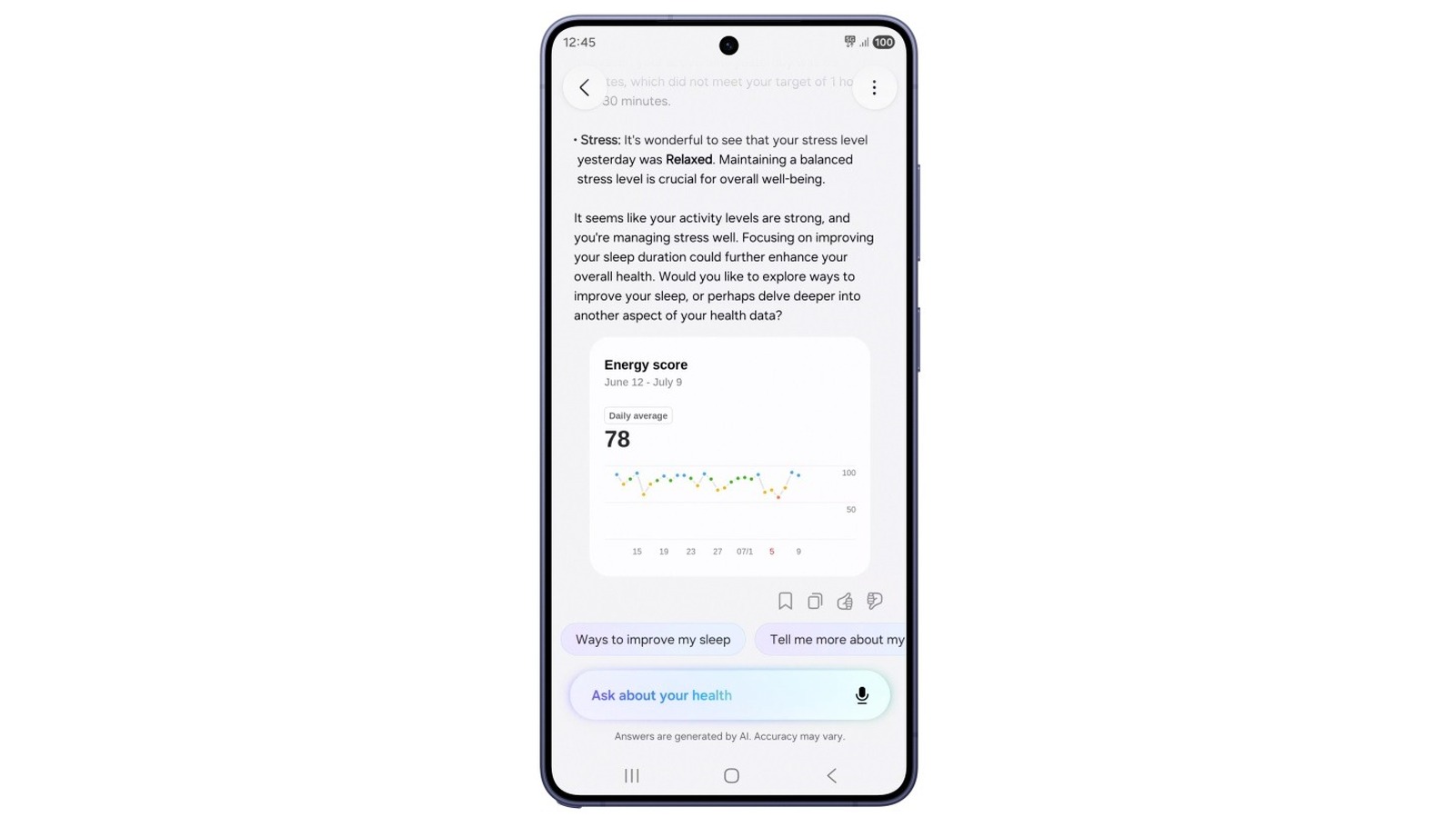 Samsung aims to help you make more sense of health data with a new AI-powered assistant – Engadget