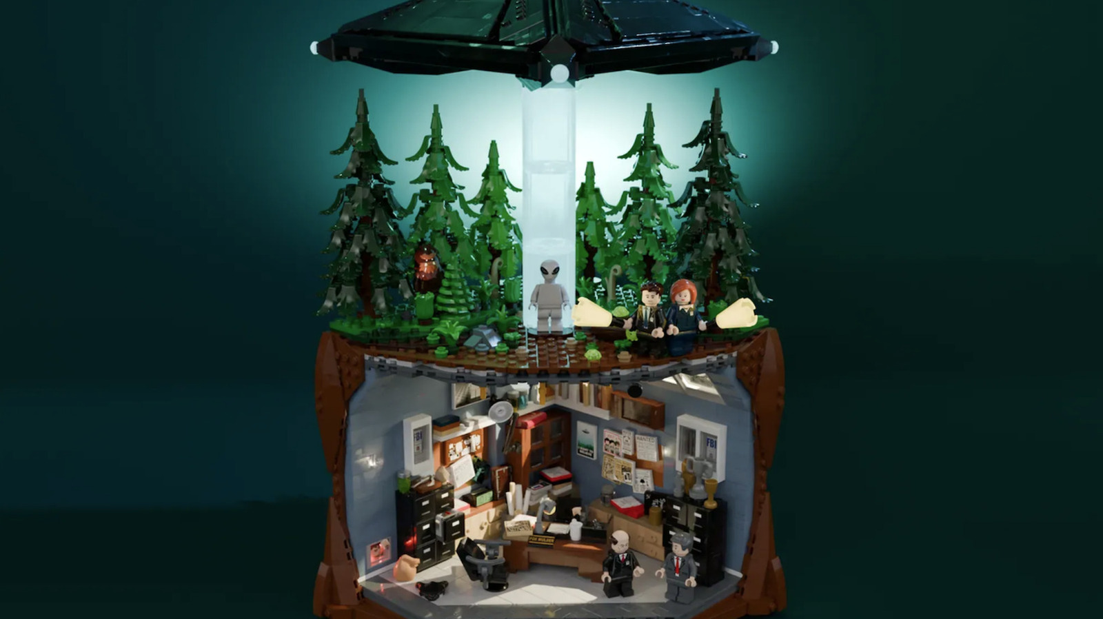 Lego just unveiled a 1,500-piece X-Files set, complete with Mulder, Scully and a grey alien – Engadget