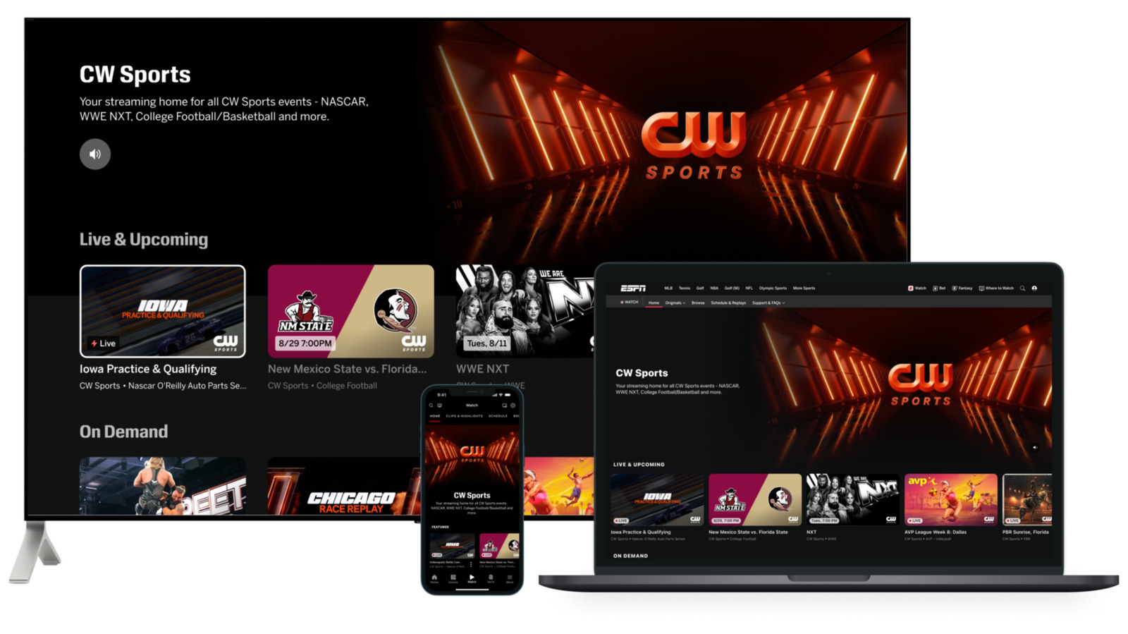 The CW’s live sports programming is coming to ESPN on August 4 – Engadget