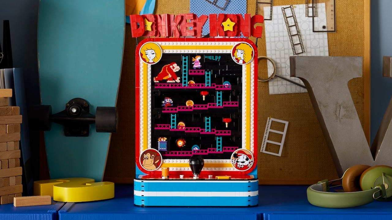 LEGO Has Officially Announced Its New Arcade-Themed Set Highlighting Nintendo’s First Big Video Game Hit: Donkey Kong