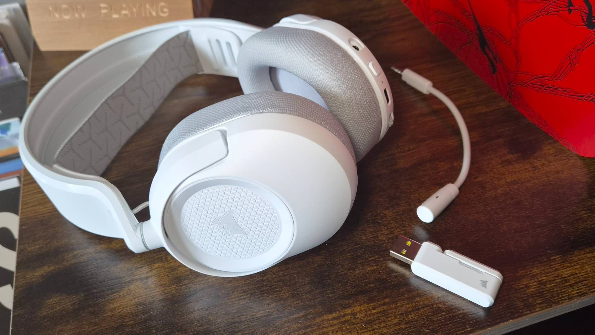 The Corsair HS35 V3 gaming headset is so lightweight that it may have just solved my summer migraine woes