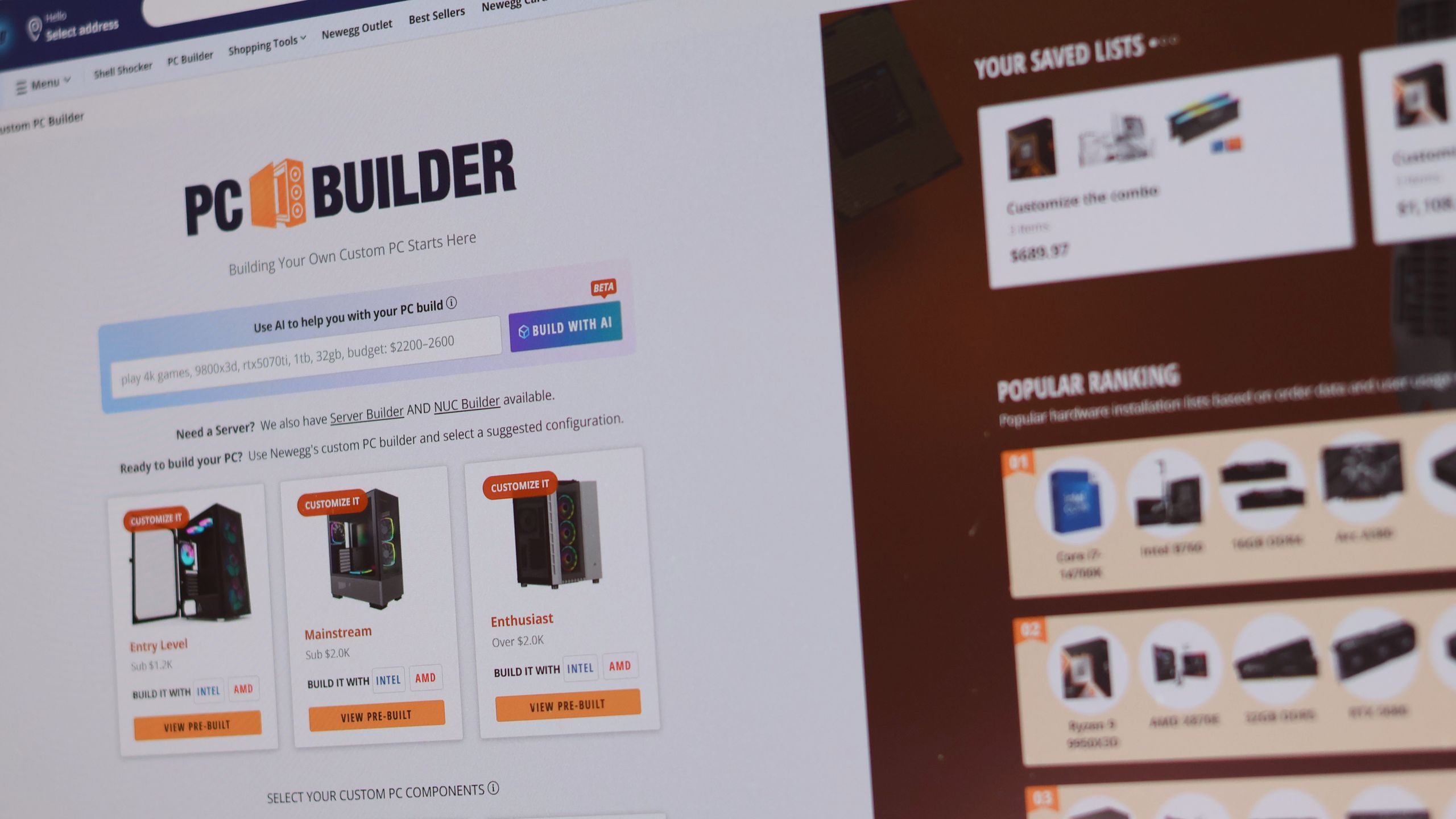 Beat the AI price surge on PC hardware — leverage Newegg combo deals, track Amazon prices, and shop refurb outlets like Woot