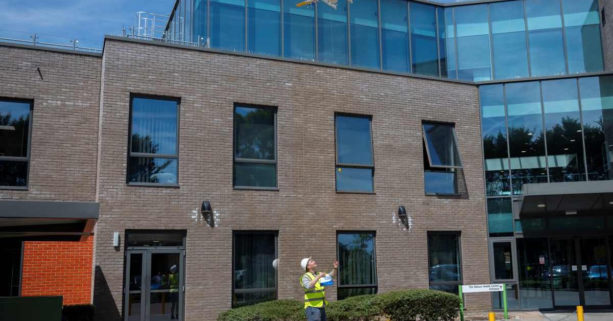 Wing-powered drones speed NHS sample deliveries across London