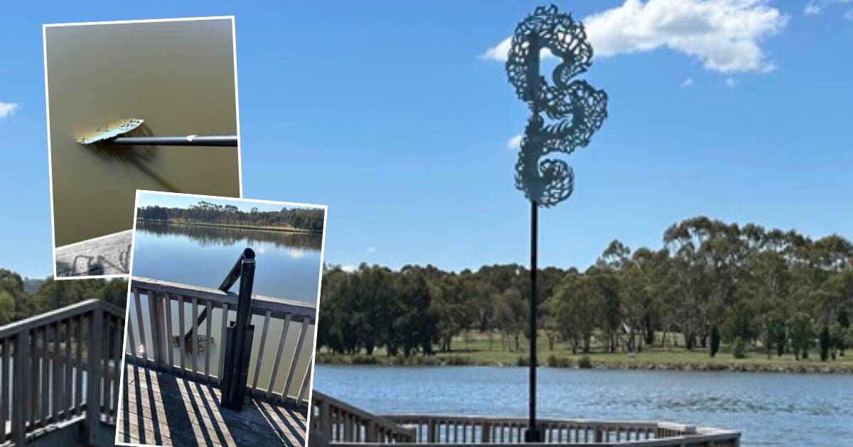 ‘Deliberately damaged’: public art sculpture targeted, police investigating