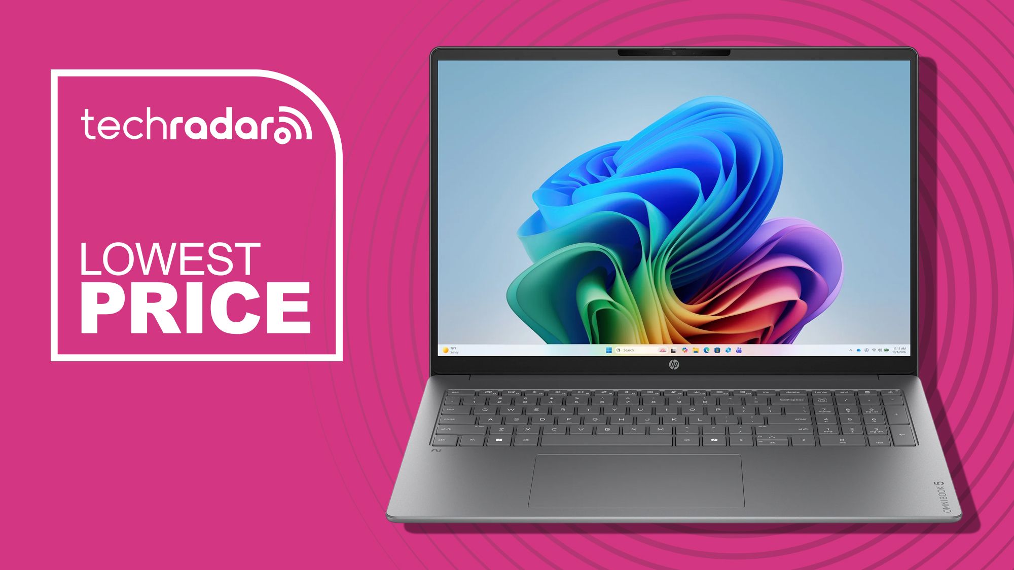 HP’s 16-inch OmniBook 5 laptop with 16GB DDR5 is half-price at Walmart