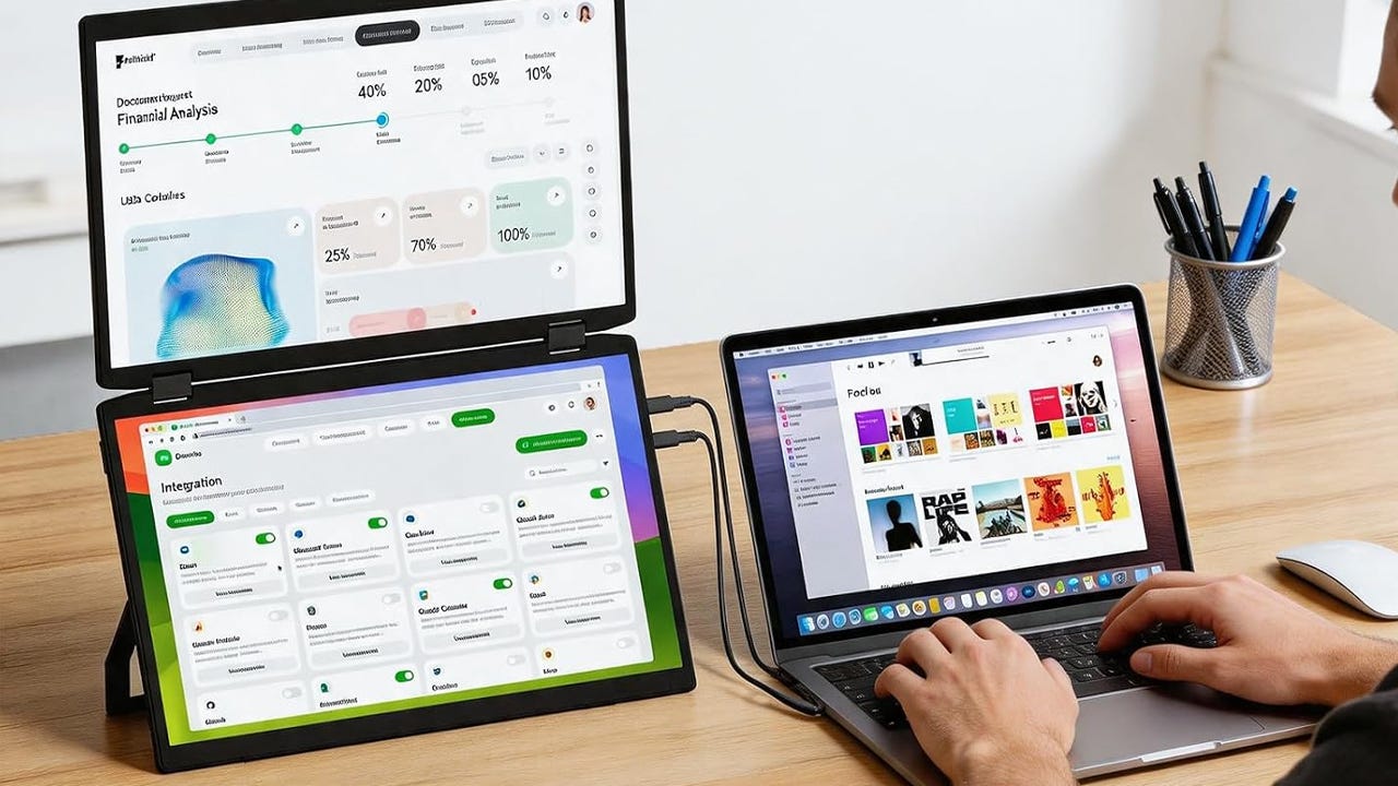 Get a Dual 15″ 1080p Portable USB Monitor Setup to Boost Your Producitivity for Just $82.99, But This Deal Won’t Be Around for Much Longer