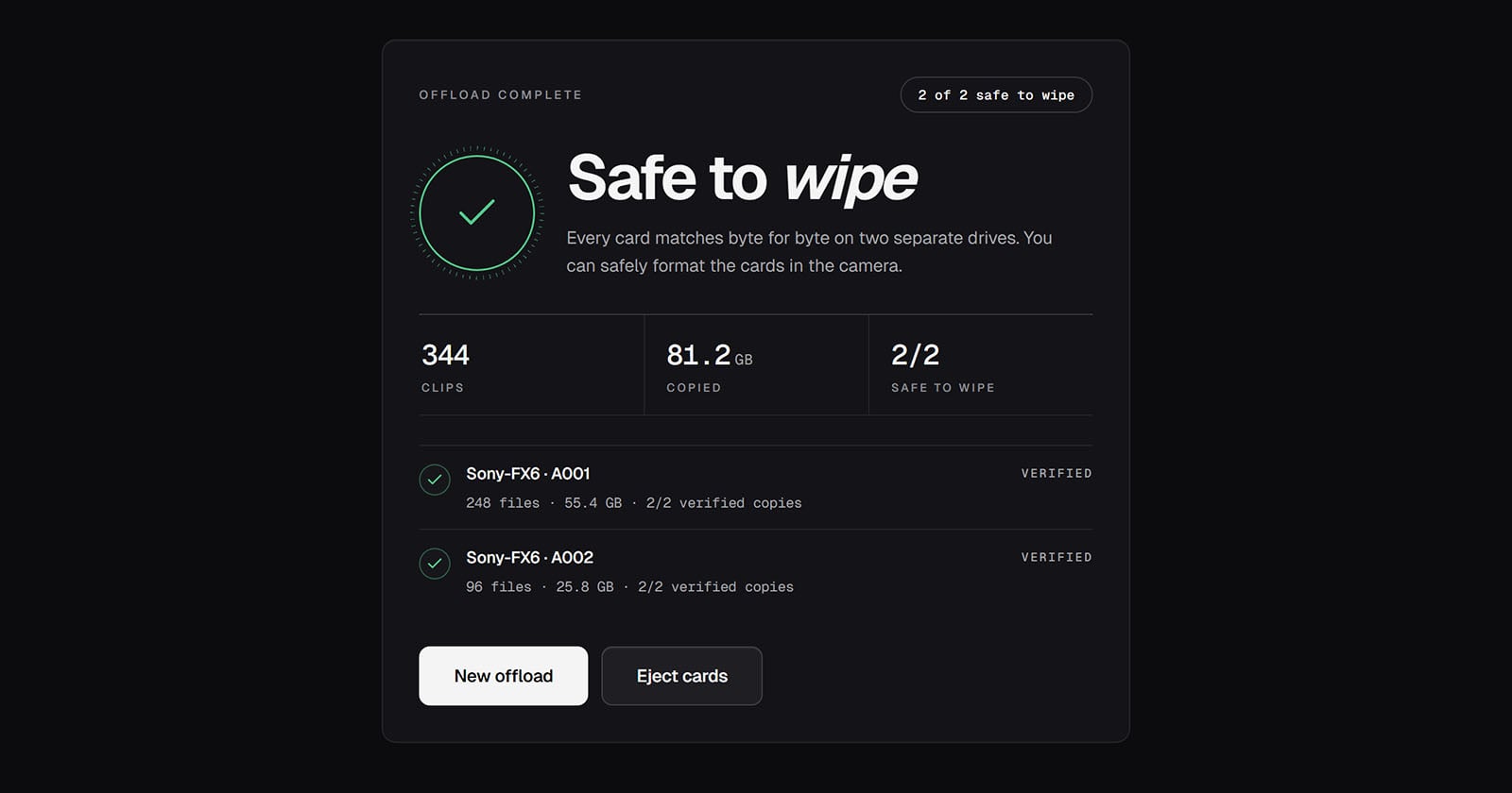 A Videographer Built a Free App That Tells You When a Memory Card Is Safe to Wipe
